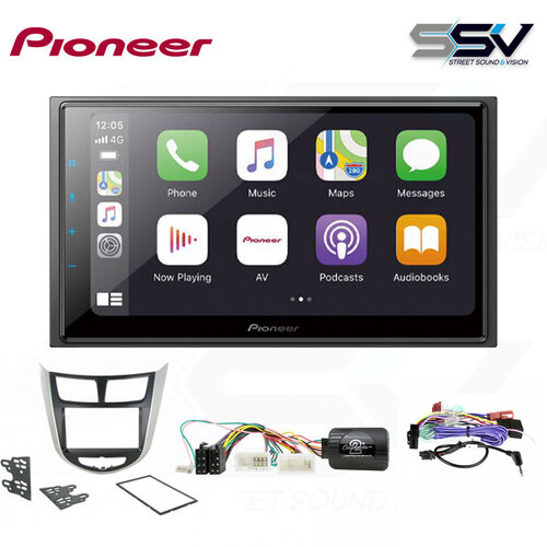 Upgrade your Multimedia Head Unit to suit Hyundai Accent 2011-2016 RB  with Pioneer DMH-Z6350BT
