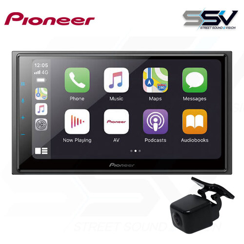 Pioneer DMH-Z6350BT Capacitive Touch-screen with Reverse Camera