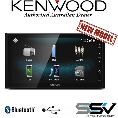 KENWOOD DMX1025BT 6.8 inch WVGA Capacitive Touch Screen Display | Bluetooth | USB | DVD