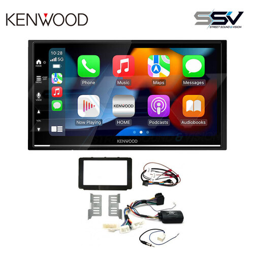 Kenwood DMX7522S with kit to Toyota Hilux 2015-2020