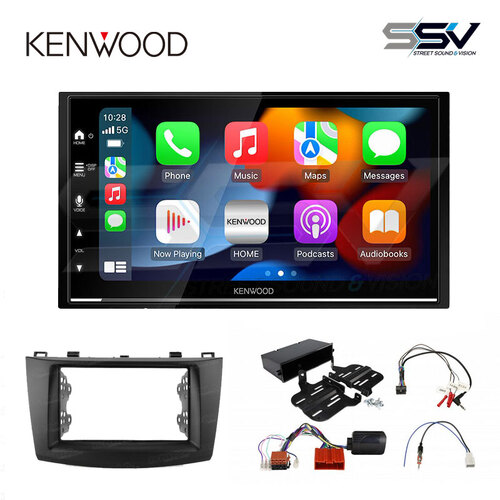 Upgrade your Multimedia Head Unit with Kenwood DMX7522S to suit Mazda 3 2009-2013 BL