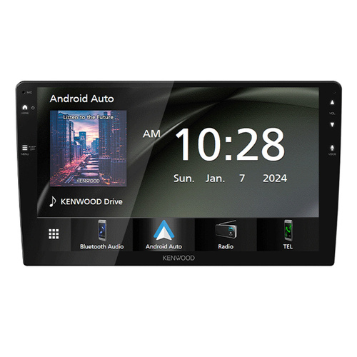 Kenwood DMX80AXS 9 Inch Custom-Fit Wireless Apple CarPlay Android Auto Head Unit