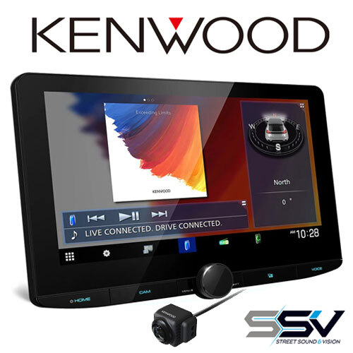 Kenwood DMX9720XDS HD 10-Inch Floating Multimedia Apple CarPlay Android Auto DAB with HD Rear Camera