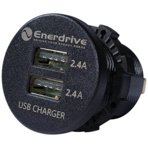 Enerdrive Dual USB-A 4.8A Socket
