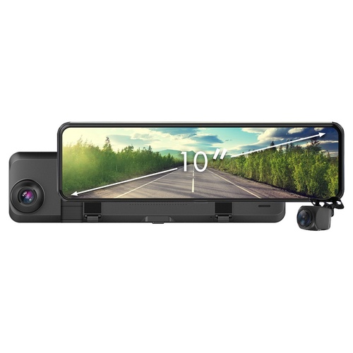 Eagle M 10 Inch Mirror Dash Cam Front & Rear with GPS