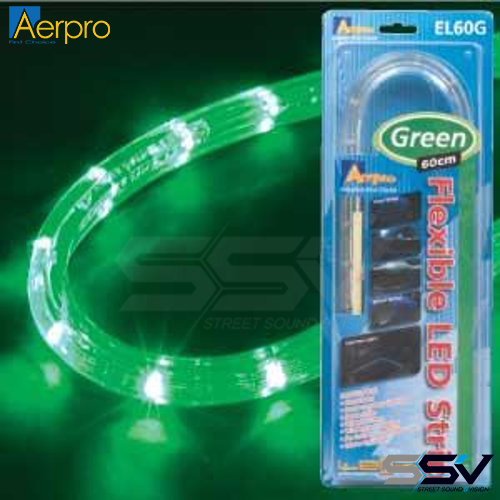 Aerpro EL60G 60cm Flexi LED Rope Light Green