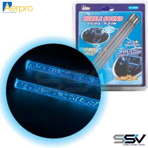 Aerpro EL76DB LED 6" 152mm Dual Bubble Glow Blue with Sound Controller