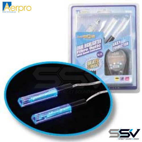Aerpro EL8B Dual Fibre Optic Highlighter Blue