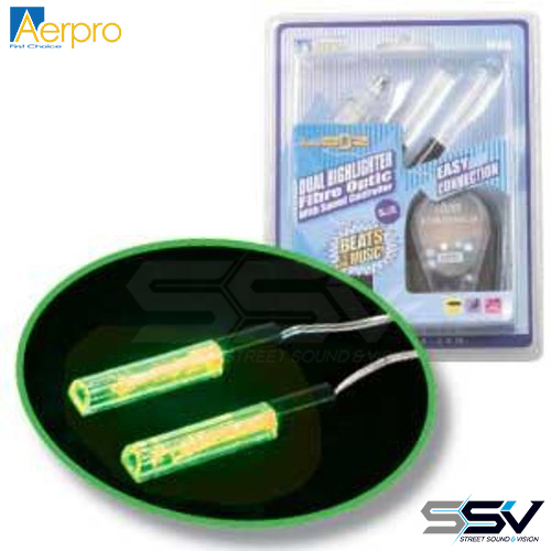 Aerpro EL8G Dual Fibre Optic Highlighter Green