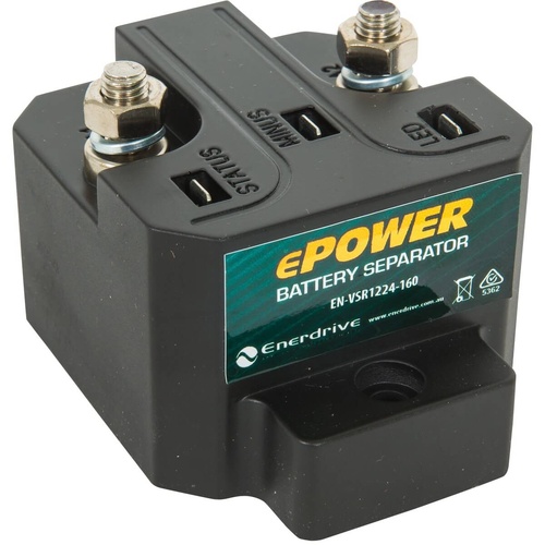 Enerdrive 160A 12/24v Voltage Sensitive Relay