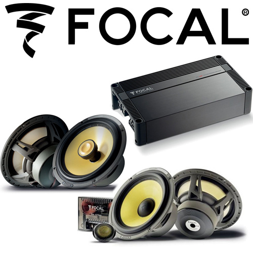 Focal Component and Coaxial Speakers and Amplifier Package
