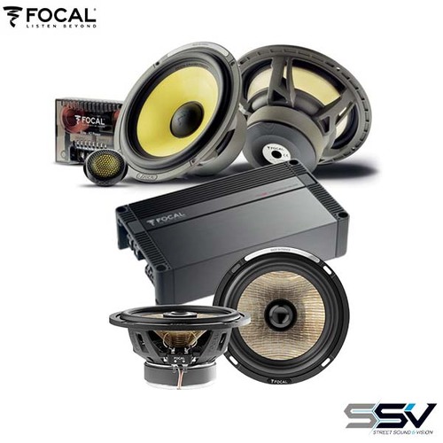 Focal Car Audio Speakers & Amp Pack ES165K | PC165K | FX4.800