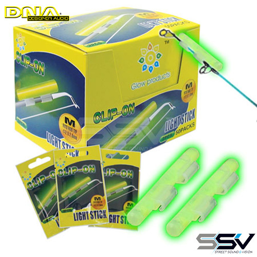 DNA FGLOWS Small Clip On Glow Stick 5mmX48mm 50Pack