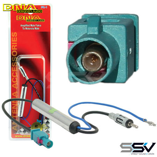 DNA FK-1 Male Fakra To Std Antenna Plug Amplifed