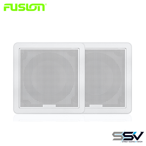 Fusion FM-F65SW  FM Series 6.5" 120 0.00Watt Flush Mount Marine Speakers Classic Black