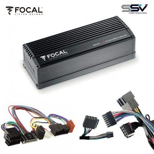PLUG & PLAY Focal Amplifier To Suit Factory Head Unit of Ford & Mazda Vehicles
