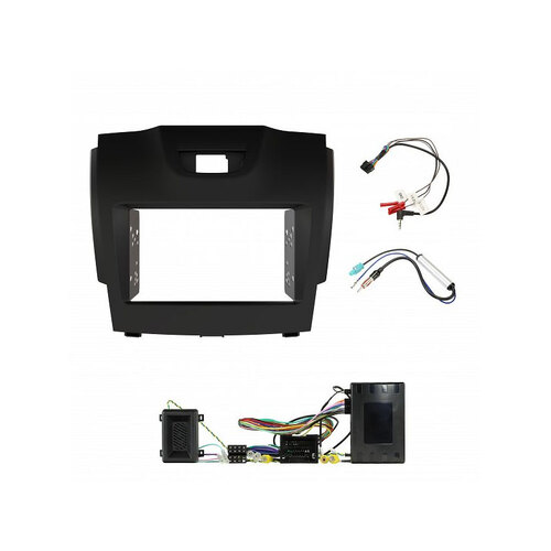 AerproFP8063BC Double din black install kit to suit Holden Colorado (inc 7)