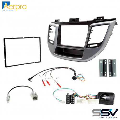 Aerpro Double DIN fascia installation kit to suit Hyundai Tucson 2015 -