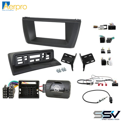 Aerpro FP8304K Install kit with double din facia to suit bmw x3