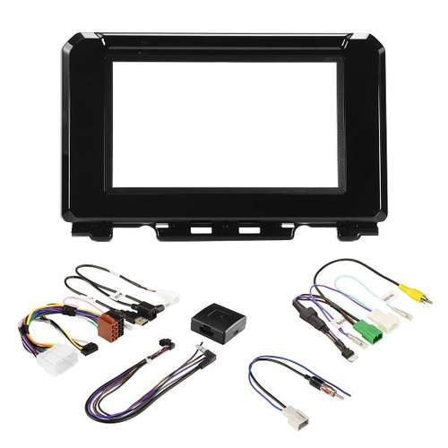 Aerpro FP8396K Double din install kit to suit Suzuki jimny gloss black