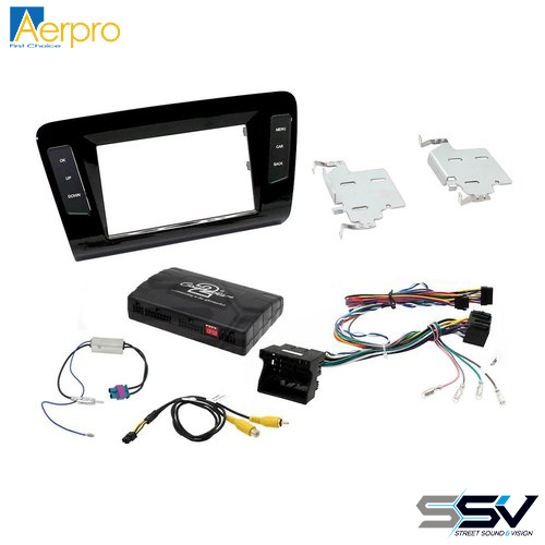 Aerpro FP8471K Install Kit to Suit Skoda Octavia Gloss Black