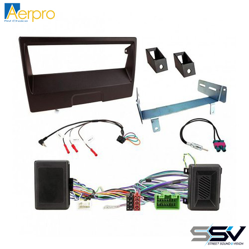 Aerpro FP8497K Single DIN Black Install Kit to suit Volvo - Various Models