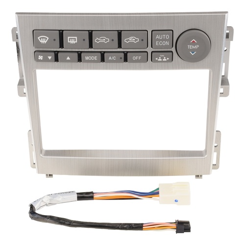 Aerpro FP8568 Double Din Brushed Aluminium Facia Kit To Suit Nissan Skyline V35