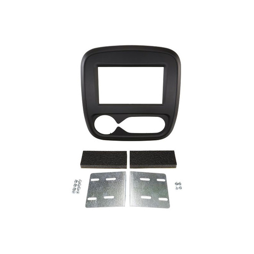 DOUBLE DIN FACIA TO SUIT RENAULT TRAFIC (NAVIGATION AND AUTO CLIMATE)