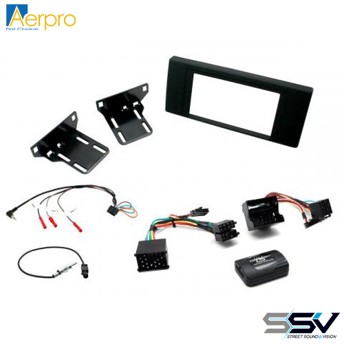 Aerpro FP9221K Install kit with double din facia to suit bmw x5