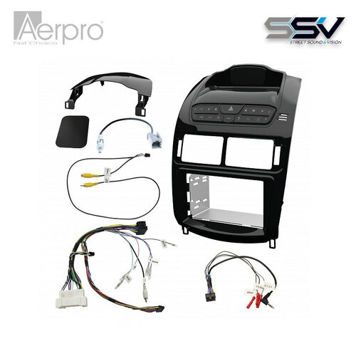Aerpro FP9650PK Double din satin black install kit to suit Ford falcon FG piano black