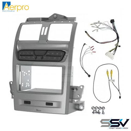 Aerpro FP9750SK Double din silver install kit to suit Ford falcon ba-bf & territory sx-sy