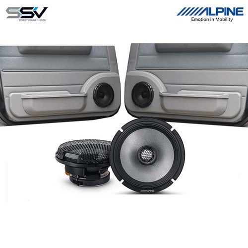Front Door Pods & Speakers To Suit Toyota Landcruiser 70 Series | Alpine R2-S65 Type R Speakers