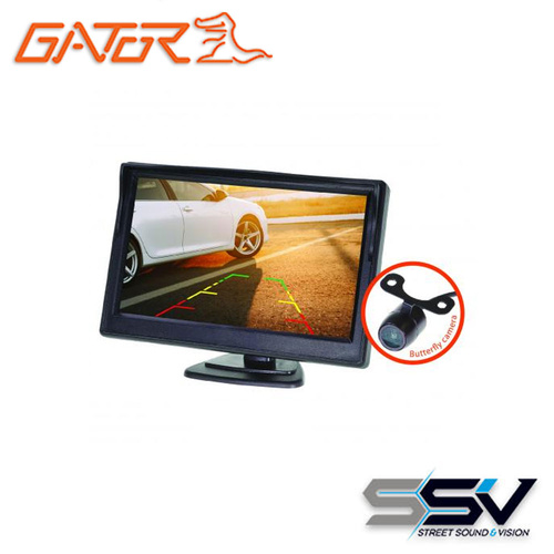 Gator GRV50KT 5" Dash Mount LCD Monitor & Reverse Camera Kit