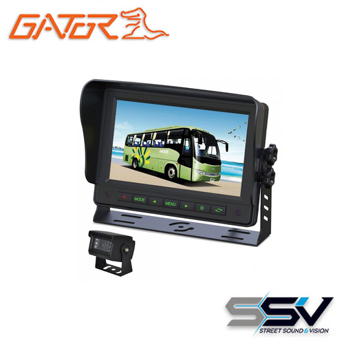 Gator GT700SD 7" Commercial Grade Dash Mount Display Reverse Camera Kit