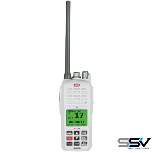 GME GX850W 5/1 Watt Handheld VHF Marine Radio - DSC & GPS