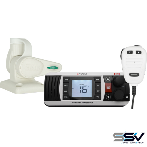 GME GXOSW700 VHF Marine Radio Value Pack - White