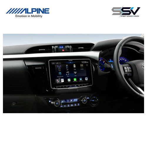Alpine iLX-F509A to suit Hilux Halo9 9” High-Res Audio Receiver with Wireless Apple CarPlay / Wireless Android Auto