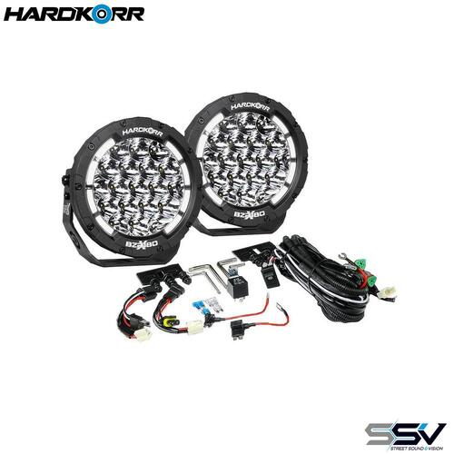 Hardkorr Lighting HKBZRX180 BZRX Series 7'' Driving Light Pair with Harness