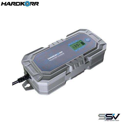 Hardkorr 240V 10A 8-Stage Automatic 6V/12V Lithium Compatable Battery Charger HKPBATCHG10A