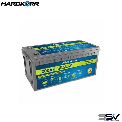 Hardkorr 200Ah LiFePO4 Deep Cycle Battery HKPBATL200C