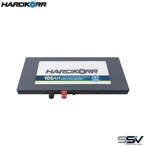 Hardkorr 105AH Ultraslim Lithium LiFePO4 Battery with Bluetooth HKPBATLSL105