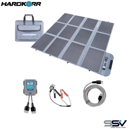 Hardkorr 300W Portable Solar Blanket with 20A Lithium Compatible Regulator HKPSOLBL300