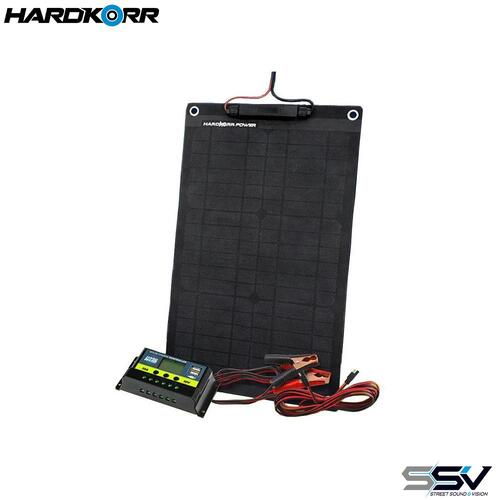 Hardkorr Lighting HKPSOLT1512V 15w Trickle Charger Solar Panel with Crocskin 12v