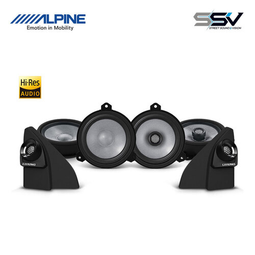 Alpine Hilux R2-Series Premium Sound R2-Series Front and Rear Premium Speaker System To Suit Toyota Hilux