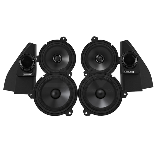 Alpine HL20-S65 S-Series Front & Rear Speaker Upgrade Kit To Suit Toyota Hilux 06/20 >