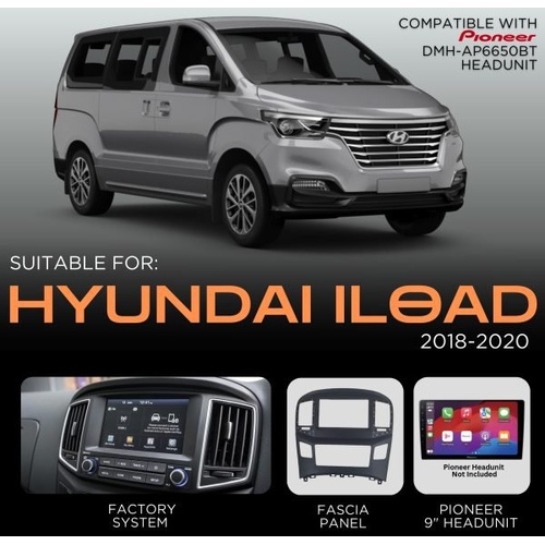 Pioneer Head Unit Replacement kit to suit HYUNDAI iLoad 2018-2020