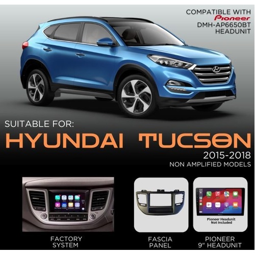 Pioneer Head Unit Replacement kit to suit HYUNDAI Tucson 2015-2018