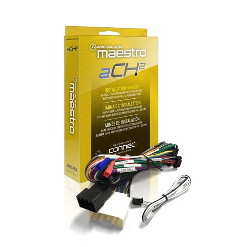 Rockford Fosgate HRN-AR-CH2 DSR1 Amp Replacement T-Harness for Select Chrysler, Dodge, Fiat, Jeep and Ram