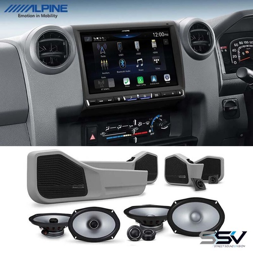 Alpine Premium S-Series Audio Visual i905-LC70 Upgrade to Suit Toyota 79 Series Dual Cab Landcruiser