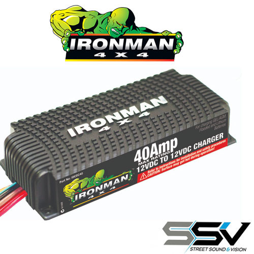 IRONMAN 4X4 40A DC TO DC BATTERY CHARGER